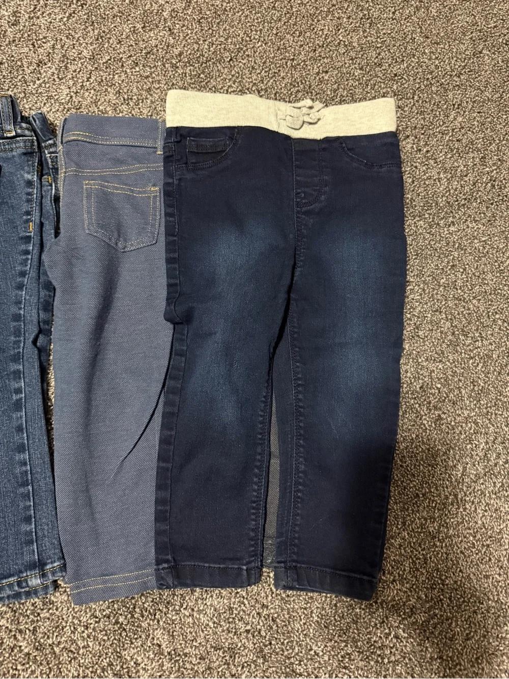 24 month 2T girls pants jeans denim Nike holiday tie dye